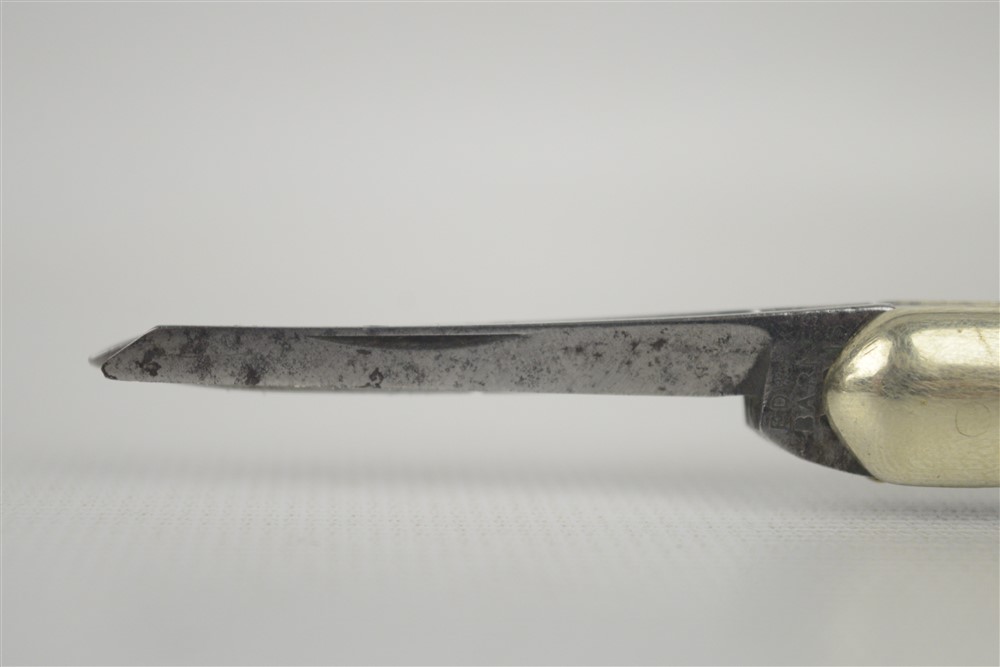 Antique Mid 19th Century Edward Barnes & Sons 9.25″ Needlepoint Folding