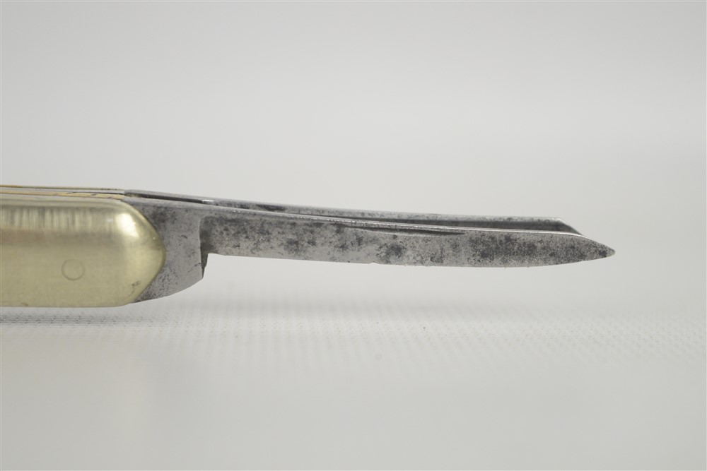 Antique Mid 19th Century Edward Barnes & Sons 9.25″ Needlepoint Folding