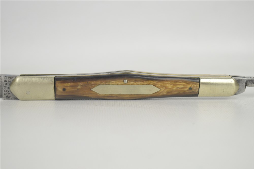 Antique Mid 19th Century Edward Barnes & Sons 9.25″ Needlepoint Folding