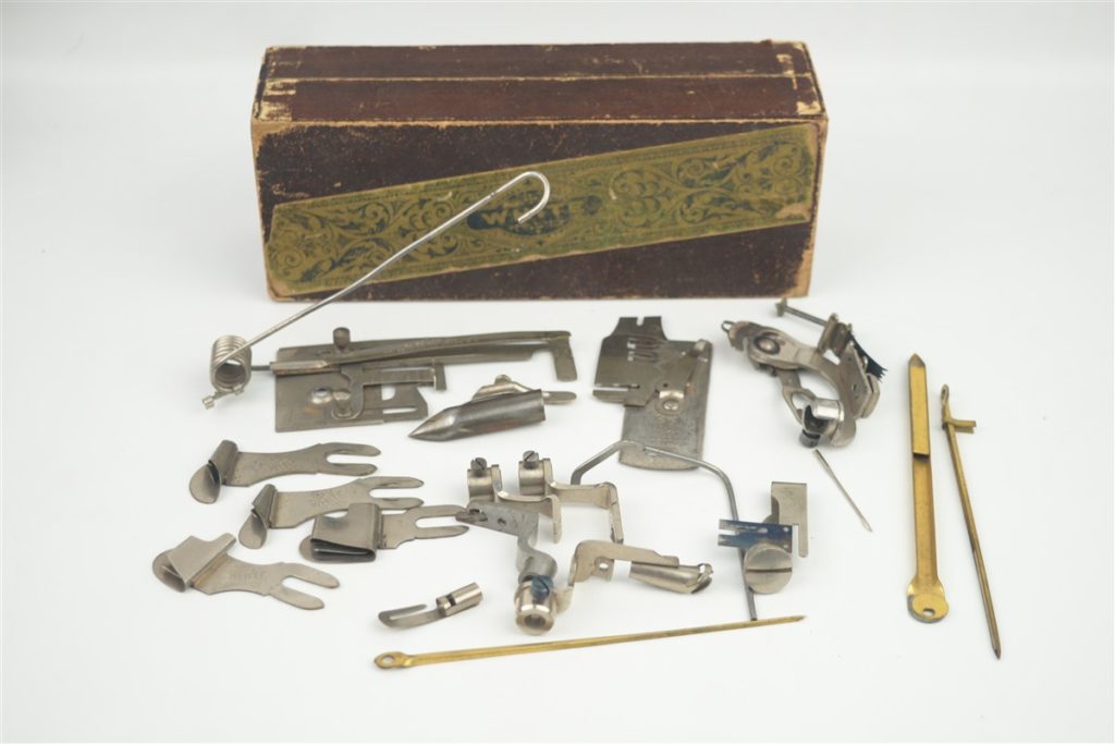 Antique Lot of 15 H.C. Goodrich White Sewing Machine Parts Pat. 1873 w