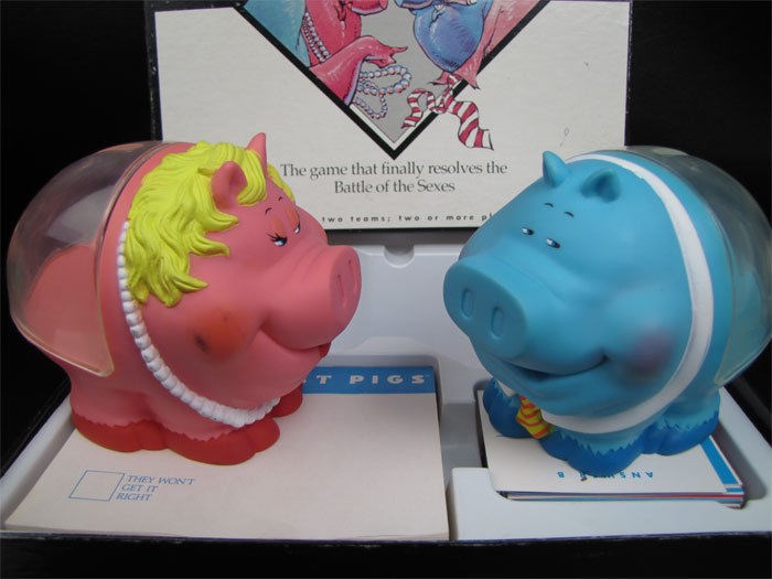 Chauvinist Pigs Board Game Battle Of The Sexes Trivia