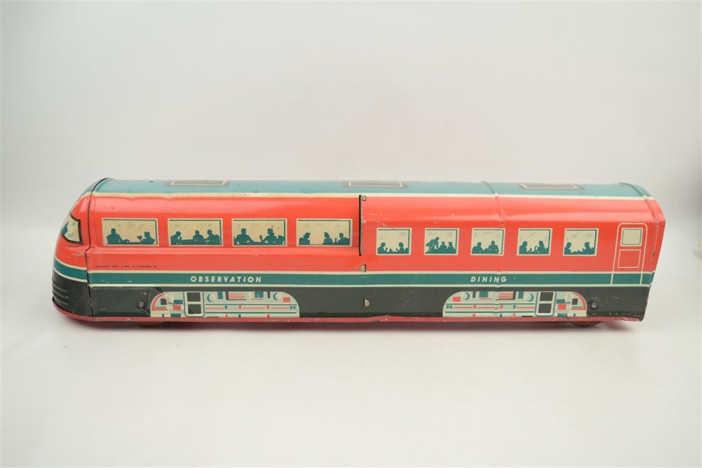 Vintage Large Scale Wolverine Tin Litho Express Floor